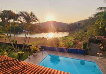 Exclusividade de  casa tipo chácara à venda, com vista para a lagoa em simão pereira, mg