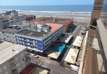 Vista eterna para o centro e mar de capão da canoa