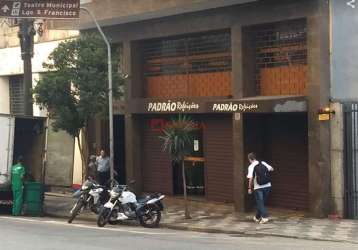 Locação loja na rua libero badaró centro de  são paulo - sp : 3 pisos