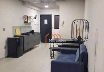 Studio com 1 dormitório para alugar, 28 m² por r$ 2.400,02/mês - centro - itajaí/sc