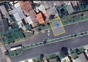 Terreno à venda, 360 m² por r$ 220.000,00 - santa terezinha - fazenda rio grande/pr