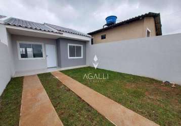 Casa com 2 dormitórios à venda, 42 m² por r$ 237.000,00 - estados - fazenda rio grande/pr