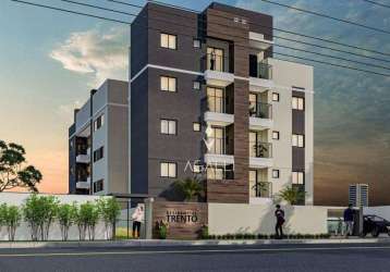 Apartamento com 2 dormitórios à venda, 46 m² por r$ 254.000,00 - planta bairro weissópolis - pinhais/pr