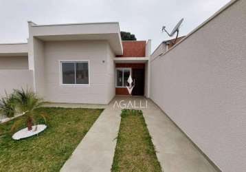 Casa com 3 dormitórios à venda, 70 m² por r$ 395.000,00 - nações - fazenda rio grande/pr