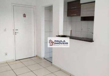 Apartamento com 2 dormitórios para alugar, 55 m² - parque novo mundo - são paulo/sp