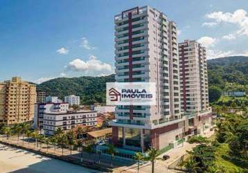 Apartamento com 2 dormitórios, 79 m² - venda por r$ 540.000,00 ou aluguel por r$ 3.600,00/mês - cidade beira mar - mongaguá/sp