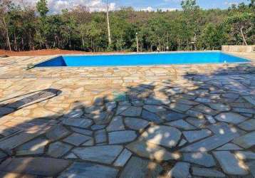 Chácara com 3 quartos à venda, 4800 m² por r$ 350.000 - lagoa da serra - jaboticatubas/minas gerais