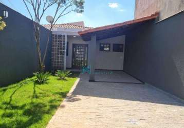 Casa com 3 quartos à venda, 130 m² por r$ 850.000 - bela vista - lagoa santa/mg