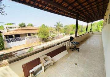 Casa alto padrão para locação em brasília, setor habitacional jardim botânico, 5 dormitórios, 2 suítes, 1 banheiro, 1 vaga