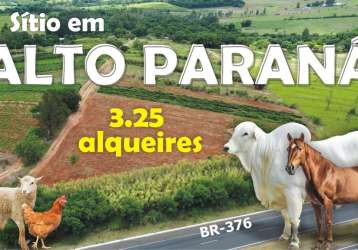 Sítio à venda em alto paraná - pr