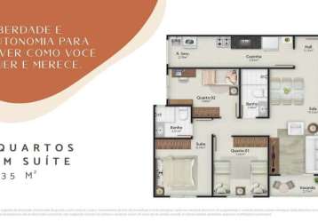 Apartamento 3 quartos em santa paula i, vila velha/es