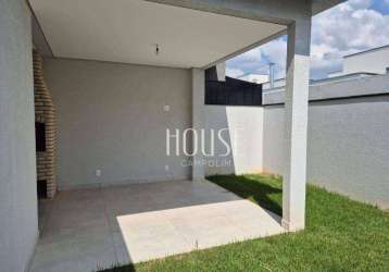 Casa com 3 dormitórios à venda, 115 m² por r$ 589.000,00 - condomínio santinon - sorocaba/sp