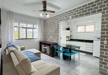 Apartamento com 1 dormitório à venda, 45 m² por r$ 299.000 - canto do forte - praia grande/sp