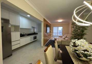 Apartamento com 2 dormitórios mobiliado e decorado no boqueirão - praia grande/sp