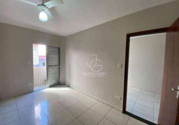 Apartamento com 1 dormitório à venda, 38 m² por r$ 220.000 - aviação - praia grande/sp