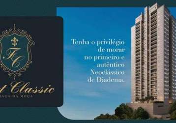 Aptos 130m² com 4 e 3 dorms 3 e 4 vgs - fort classic pça da moça diadema -sp