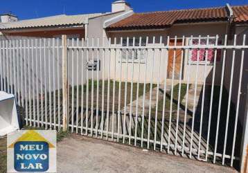 Casa com 2 dormitórios à venda, 38 m² por r$ 209.900,00 - eucaliptos - fazenda rio grande/pr