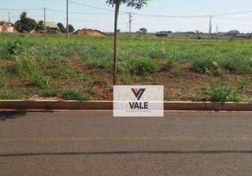 Terreno à venda, 260 m² por r$ 130.000 - costa ville - araçatuba/sp