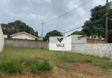 Terreno à venda, 275 m² por r$ 130.000 - novo umuarama - araçatuba/sp