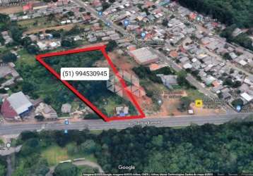 Canoas - oportunidade única - 5.603 m² - na av. santos ferreira. estuda contra propostas e permuta parcial.