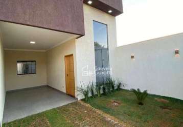 Casa com 3 dormitórios à venda, 150 m² por r$ 370.000,00 - residencial vale do sol - anápolis/go