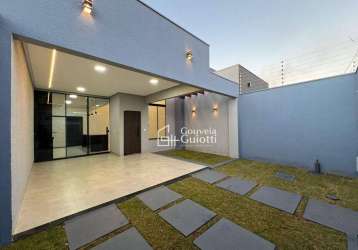 Casa com 3 dormitórios à venda, 115 m² por r$ 380.000,00 - parque calixtópolis - anápolis/go