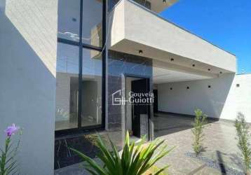 Casa com 3 dormitórios à venda, 130 m² por r$ 600.000,00 - jardim itália - anápolis/go