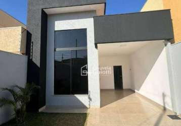 Casa com 3 dormitórios à venda, 99 m² por r$ 370.000,00 - residencial cerejeiras - anápolis/go