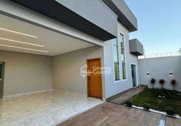 Casa com 3 dormitórios à venda, 120 m² por r$ 450.000,00 - vila harmonia - anápolis/go