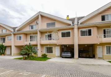 Casa em condomínio fechado com 3 quartos à venda na rua paulina ader, 900, novo mundo, curitiba, 144 m2 por r$ 799.000