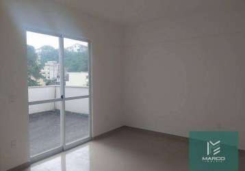 Cobertura com 2 dormitórios à venda, 81 m² por r$ 650.000,00 - vale do paraíso - teresópolis/rj