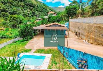 Casa com 3 dormitórios à venda, 100 m² por r$ 300.000,00 - campo limpo - teresópolis/rj