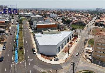 Salão para alugar, 275 m² por r$ 11.000,00/mês - jardim piazza di roma ii - sorocaba/sp