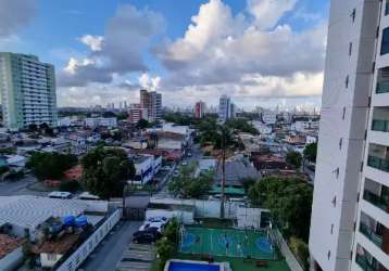 Apartamento à venda, 3 quartos, 1 suíte, 1 vaga, cordeiro - recife/pe