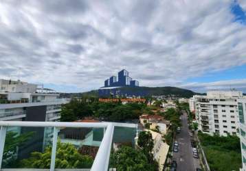 Cobertura linear com 3 suítes e 3 vagas em charitas niterói.