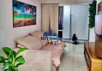 Apartamento à venda, 2 quartos, 1 suíte, 1 vaga, icaraí - niterói/rj