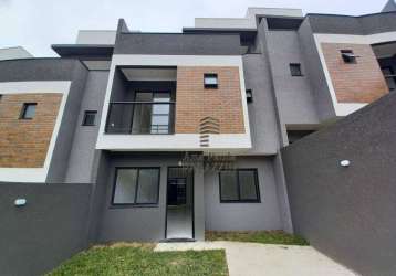 Sobrado com 3 dormitórios à venda, 124 m² por r$ 688.000,00 - uberaba - curitiba/pr