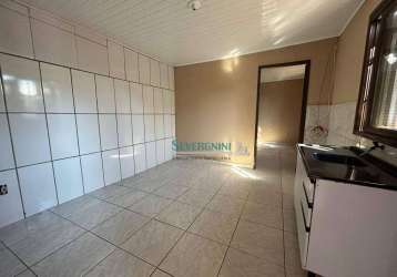 Casa com 1 dormitório para alugar, 38 m² por r$ 726,25/mês - vila monte carlo - cachoeirinha/rs