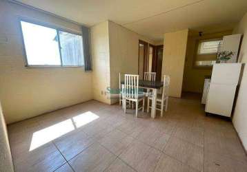 Apartamento com 2 dormitórios para alugar, 42 m² por r$ 819,01/mês - santa fé - gravataí/rs