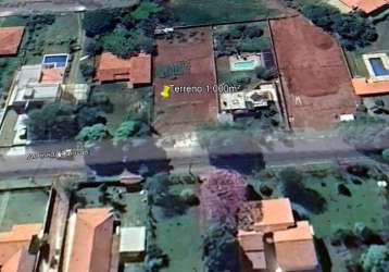 Venda  terreno – bairro botânico 1.000 – são pedro/sp  área do terreno  1.000 m²