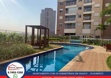 Apartamento com 02 dormitorios em osasco - jardim roberto - osasco