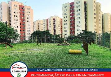 Apartamento com 02 dormitórios em osasco - jd. bandeiras