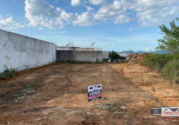 Terreno à venda, 300 m² por r$ 40.000 - lot. jardim colonial - patos/pb