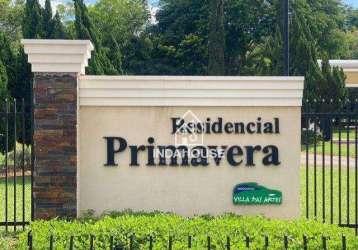 Terreno à venda, 1025 m² por r$ 490.000,00 - residencial primavera - salto/sp