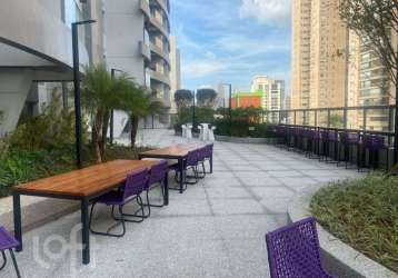 Apartamento com 1 quarto à venda na santo amaro, 4800, itaim bibi, são paulo por r$ 582.000