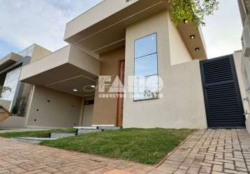 Casa em condomínio fechado com 3 quartos à venda na rua raul baptista de souza, village provence, são josé do rio preto, 170 m2 por r$ 1.590.000