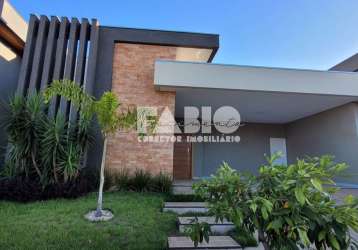 Casa em condomínio fechado com 3 quartos à venda na avenida projetada 2, 100, residencial setlife 2, mirassol, 150 m2 por r$ 980.000