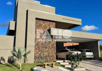 Casa em condomínio fechado com 3 quartos à venda na rua antonio thomé, 100, terra vista residence club, mirassol, 210 m2 por r$ 1.250.000