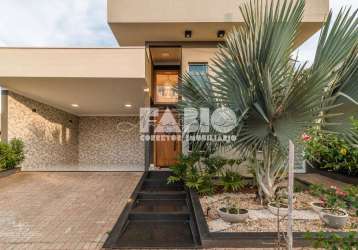 Casa em condomínio fechado com 3 quartos à venda na rua doutor olavo taufic, 100, quinta do lago residence, são josé do rio preto, 242 m2 por r$ 1.390.000