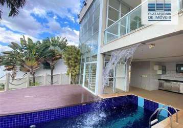 Casa com 5 dormitórios à venda, 1090 m² por r$ 5.500.000,00 - condomínio residencial euroville - bragança paulista/sp